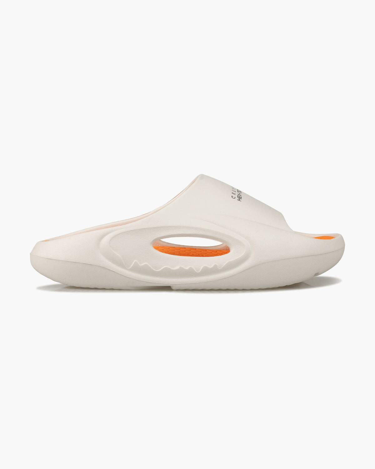 Recovery Hex-Tech slide, White/Orange, hi-res